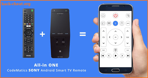 CodeMatics SonyBravia Android TV Remote Control screenshot