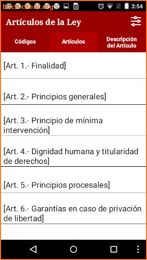 Código Orgánico Integral Penal screenshot