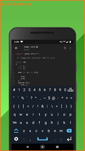 Coding Keyboard for Programming Ad Free screenshot