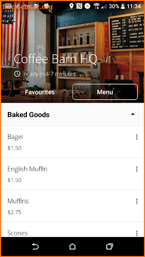 Coffee Barn screenshot