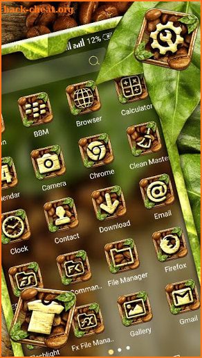 Coffee Beans Launcher Theme screenshot