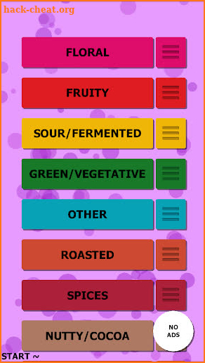 Coffee Flavour Wheel App screenshot