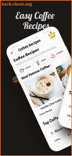 Coffee Recipes Offline Pro screenshot