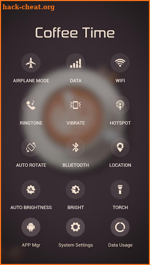 Coffee time APUS Launcher Theme screenshot