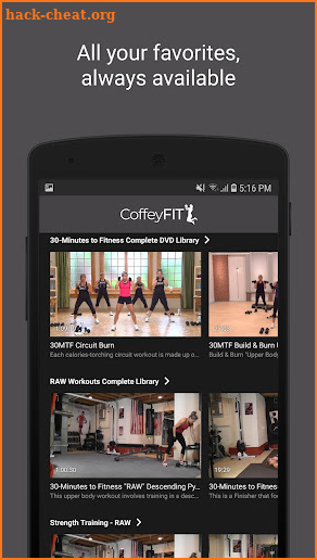 Coffeyfit screenshot