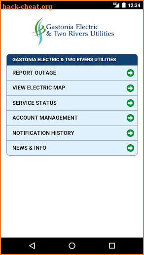 COG-TRU Outages screenshot