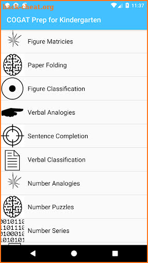 COGAT for Kindergarten screenshot