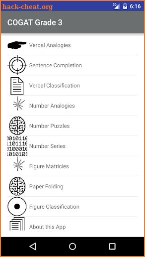 COGAT Trainer Grade 3 screenshot