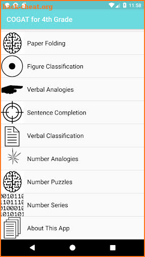 COGAT Trainer Grade 4 screenshot