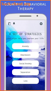 Cognitive Behavioral Therapy: Depression & Anxiety screenshot