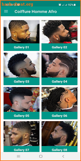 Coiffure Homme Afro Catalogue screenshot