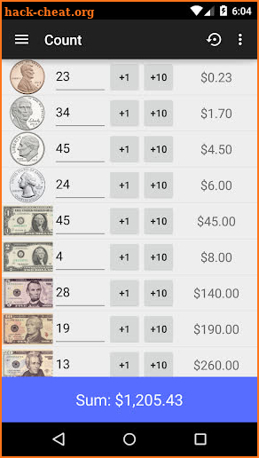 Coin Counter screenshot