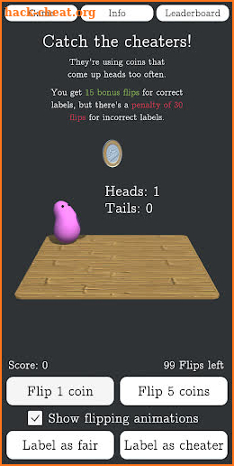 Coin Flip Cheaters screenshot