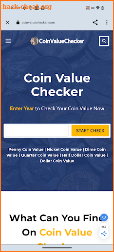 Coin Value Checker screenshot