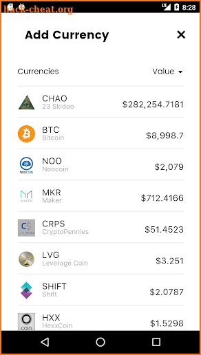 CoinCheck screenshot