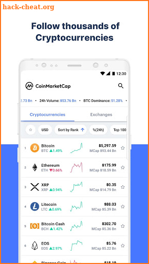 CoinMarketCap - Crypto tracker, portfolio & news screenshot