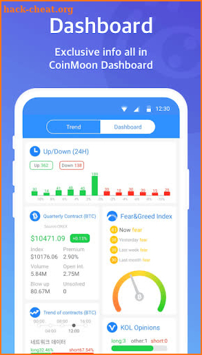 CoinMoon - Bitcoin & Crypto Tracker, Alert, News screenshot