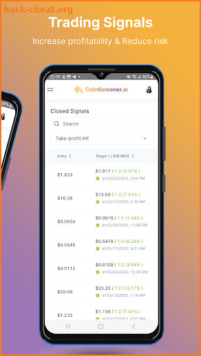 CoinScreener screenshot