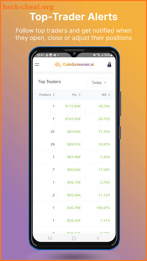 CoinScreener screenshot