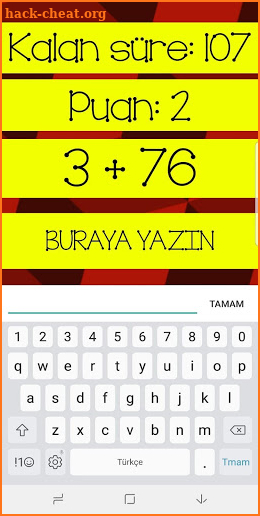 Çok Kişili Matematik Oyunu screenshot