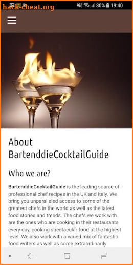 Cold Glass - Bartender cocktail guide - free screenshot