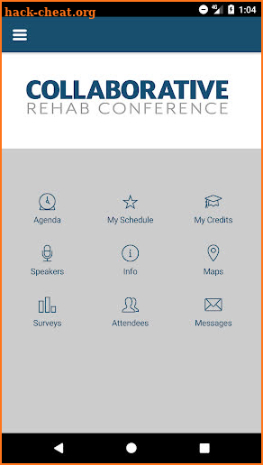 Collaborative Rehab Events screenshot