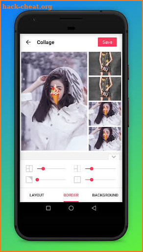 Collage Maker Photo Editor, PhotoGrid Square Blur screenshot