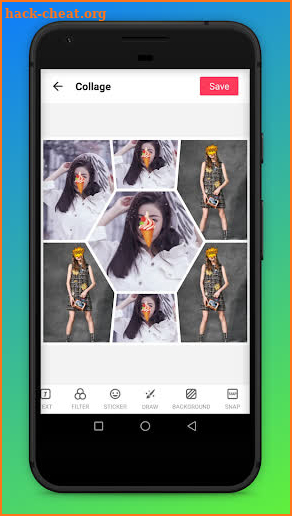 Collage Maker Photo Editor, PhotoGrid Square Blur screenshot