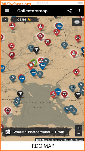 Collectors Map screenshot