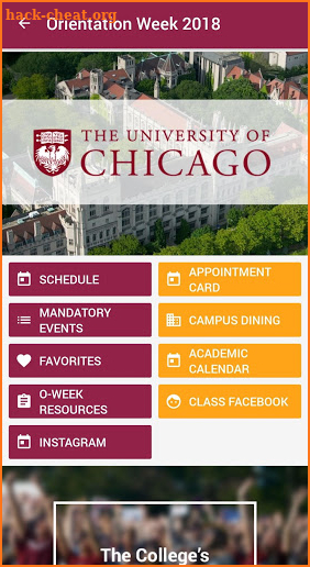 College Connection - UChicago screenshot