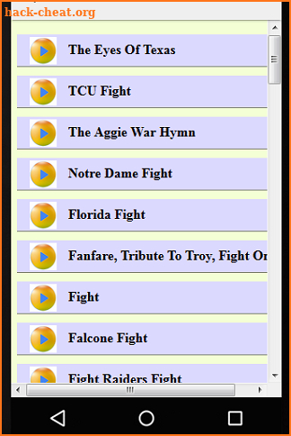 College Football Fight Songs screenshot