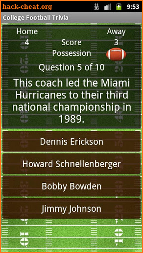 College Football Trivia screenshot