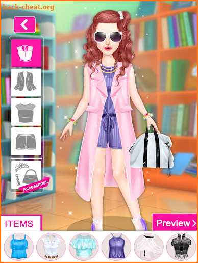 College Girl Dress Up Makeover: Fashion Game screenshot