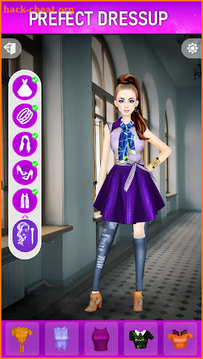 College Girl Fantasy: Dress up screenshot