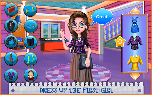 College Girl Squad Fashion Dressup screenshot