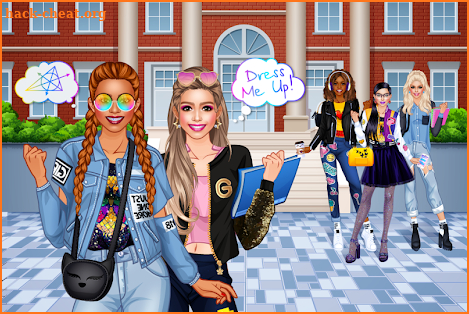 College Student Girl Dress Up screenshot