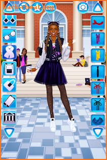 College Student Girl Dress Up screenshot