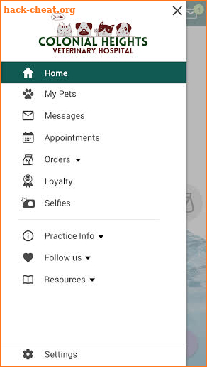 Colonial Heights Vet Hospital screenshot