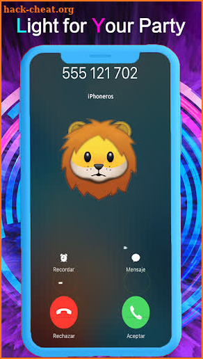 Color AR Call Flash -LED Call Screen Themes screenshot