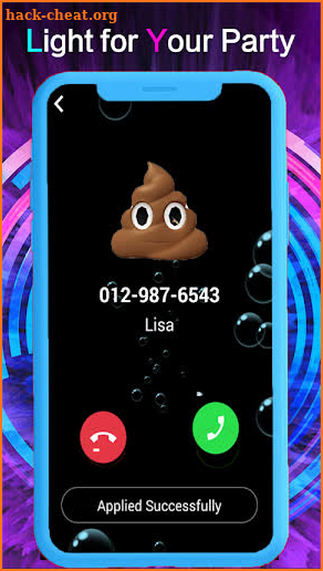 Color AR Call Flash -LED Call Screen Themes screenshot