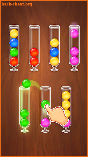 Color Ball Sort Woody Puzzle screenshot