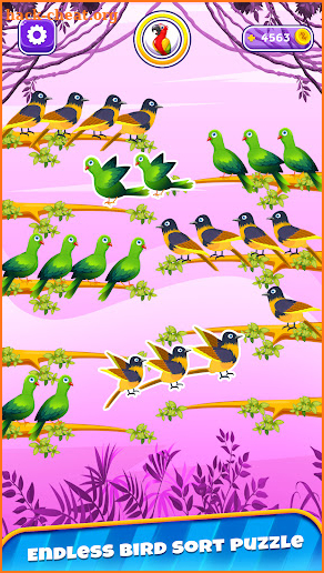 Color Bird Sort Puzzle Games screenshot