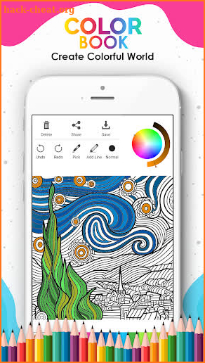 Color Book, Coloring Book & Drawing Book screenshot