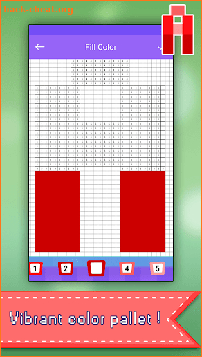 Color by Number: ABCD Pixel Art screenshot