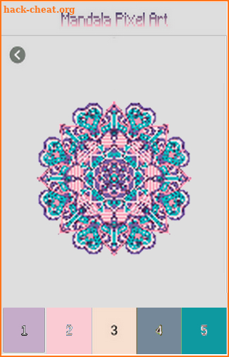 Color By Number Mandala Pixel Art screenshot