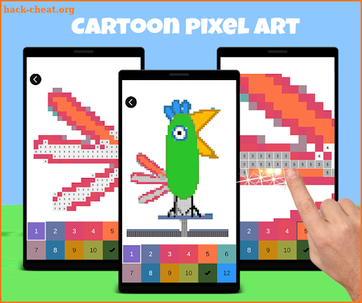 Color by Number Peppa Pixel Art screenshot