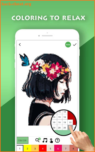 Color by Number – Pixel art coloring book screenshot