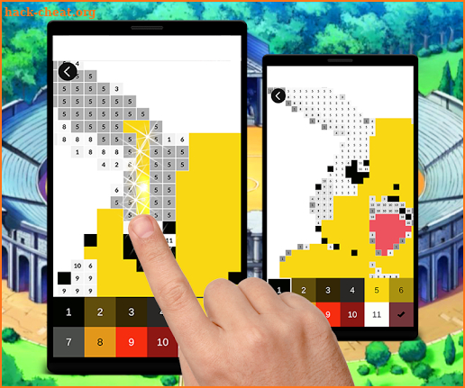 Color by Number: Poke Pixel Art Draw Game screenshot