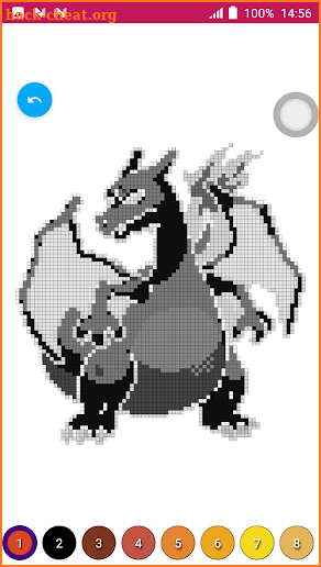 Color by Number Pokemon Pixel Art 2 screenshot