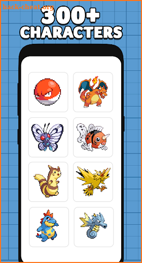 Color by Number - Pokemon Pixel Art Free 2019 screenshot